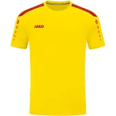 Jako Power Maillot manches courtes enfants - Jaune / Rouge