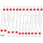 Ks Tools Garniture vide en mousse pour 811.0024 - 811.0024-97