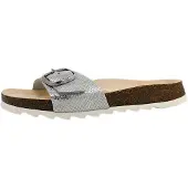 Legero Sandales légères pour femmes, modèle "Clear", avec semelle intérieure argentée, idéales pour les loisirs