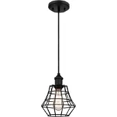 WESTINGHOUSE Suspension Nathan noir mat avec 1 source lumineuse