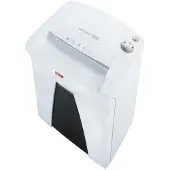 HSM Destructeur de documents SECURIO B24, niveau de sécurité 5, coupe en particules de 1,9 x 15 mm, 11 feuilles, lubrificateur, blanc