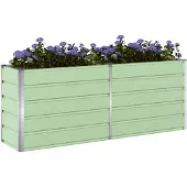 vidaXL Jardinière Vert Pastel 480 X 50 X 45 Cm Acier Galvanisé
