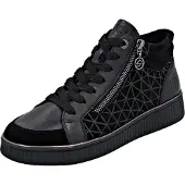 Remonte Baskets Montante en cuir Goatsuede