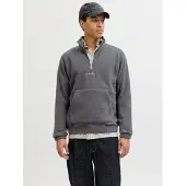 Jack & Jones Pull-over gris foncé / blanc