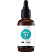 Viridian Liquid Vitamine D3 2000 IU 50 ml Goutte(S) Orale(S)