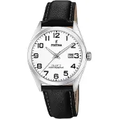 Festina Montre à affichage analogique 'ACERO CLASICO' blanc