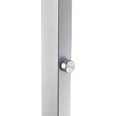 Alco 9080-1 Lampadaire argent 60 W