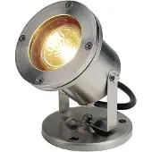 SLV 229090 Nautilus LED garden spotlight HV halogen G5.3 35 W Stainless steel