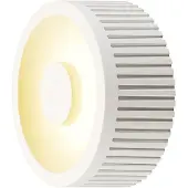 SLV Occuldas plafonnier rond blanc Ø12,8 cm 3000K blanc chaud