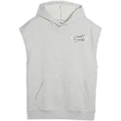 Puma French Terry Sleeveless Hoodie Gris S Homme