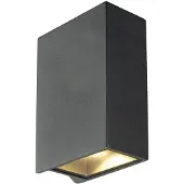 SLV QUAD XL 2 applique murale, carrée, anthracite, LED, 2x3,2W, 3000K, up-down