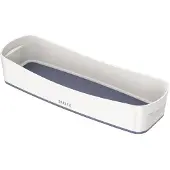 Leitz Bac de rangement myBox long blanc/gris