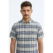 Gant 3260078 Regular Fit Short Sleeve Shirt Gris M Homme