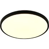 TRIO Plafonnier Slope noir Ø 48,5cm
