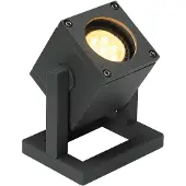 SLV Cubix Projecteur extérieur carré anthracite avec fiche