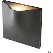 SLV Vilua L LED Applique murale anthracite IP54 blanc chaud 20x20 cm