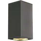 SLV Big Theo Wall Out Applique murale up/down carrée GU10 ES111 anthracite