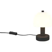 TRIO Lampe de table élégante Glenn noir