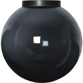 Star Trading Suspension d'extérieur « Orby », abat-jour E27, gris fumé, Ø 30 cm