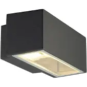 SLV Box Up/Down Applique carrée R7s 78mm IP44 anthracite