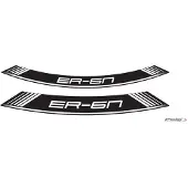 Puig Bandes de jante 9311B Specials adaptées à la KAWASAKI ER-6F Blanc