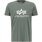 Alpha industries T-Shirt kaki / blanc