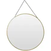 Home Styling Collection Miroir rond - Doré - Ø29 cm