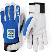 Hestra Ergo Grip Active, gants de ski, bleu/jaune