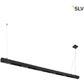 SLV Q-Line LED Lampe suspendue 2m Noir 3000K 1000930