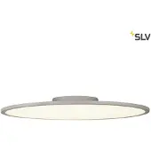 SLV PANEL 60 rond, plafonnier LED Indoor, gris argenté, 4000K