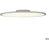 SLV Panel 60 plafonnier gris rond Ø60 cm plat DALI dimmable blanc neutre