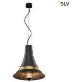 SLV Bato 35 Lampe à suspendre Noir, laiton 1001266