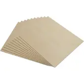 AlgoLaser Gravure De Feuilles De Bois Basswood Plywood 100 X 100 X 3 Mm