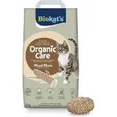 Biokats Organic Care Wood Fibres litière pour chat