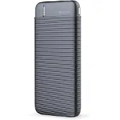 Forever Partel, 5000mAh Powerbank compact avec indicateurs LED, noir