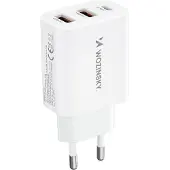 Wozinsky Cwcucw Chargeur secteur 30W Usb-C / 2 X Usb-A - Blanc