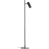 Brilliant , lampe sur pied de 25 cm, modèle Marty, noire, indice de protection IP20, culot GU10, avec source lumineuse LED incluse et remplaçable