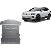 Scut Protection Protection de soubassement en aluminium pour moteur, compatible avec les modèles Volkswagen ID.4 de 2021 à 2026