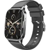 XO J10 Smartwatch, Smart Watch femme, homme, 2,01" 240 x 296 px Amoled, fitness Tracker montres pour Android, IOS, IP67 étanche, Noir