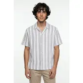 Jack & Jones Chemise 'JORNANTUCKET' bleu nuit / blanc