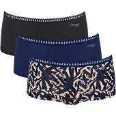 Sloggi Culotte 'Go Crush' beige / bleu / bleu nuit / noir