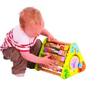 Bigjigs Toys Centre d'activités avec lettres et images