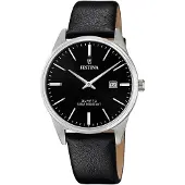 Festina Montre à affichage analogique '- Date watch ACERO CLASICO - Quartz watch movement - Watch case width: 39.3 mm' noir