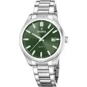 Festina Montre à affichage analogique vert