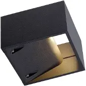 SLV LOGS WALL Applique murale, carrée, anthracite, 6W LED, blanc chaud Lampe d'extérieur