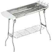 Herzberg Barbecue grill en acier inoxydable HG8112