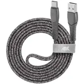 Rivacase PS 6102 GR12 Câble USB USB 2.0 1,2 m USB C USB A Gris