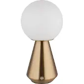 Globo Lampe de table LED, cuivre, tactile, intensité lumineuse variable, H 23,5 cm