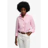 Superdry Premium Linen Slim Long Sleeve Shirt Rose XL Femme