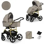 Kunert Poussette combinée 2-en-1 Mata Noir Mocca
